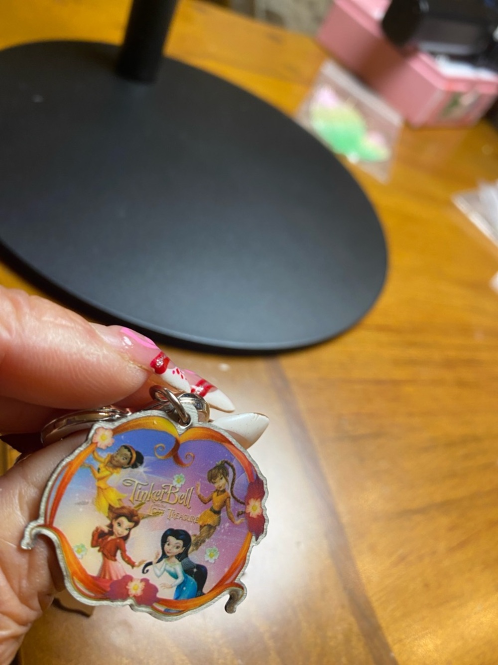 Fairy Character Keychain Charm - Red Ribbon - Picture 5 of 5